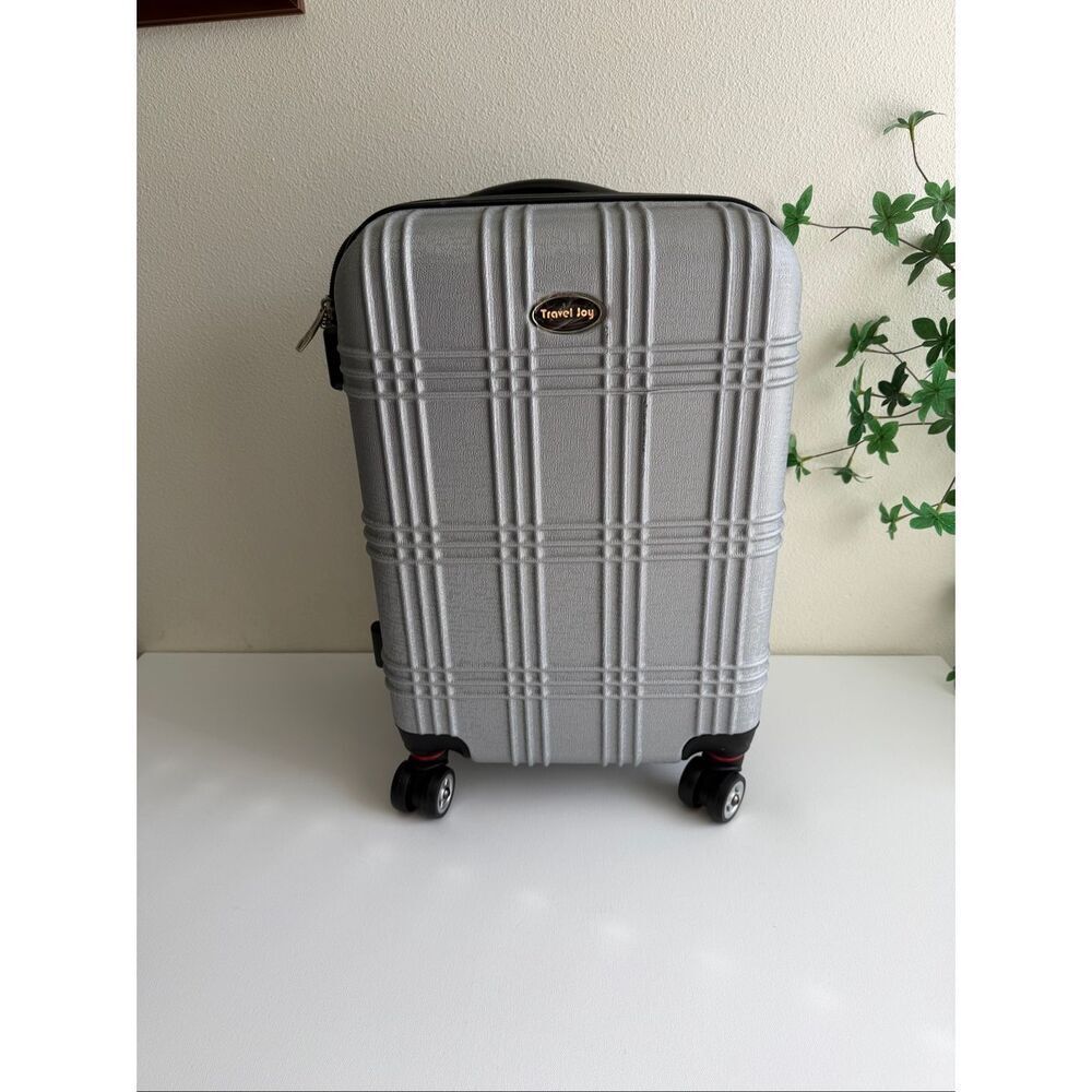 TRAVEL JOY EXPANDABLE LUGGAGE CARRY ON SUITCASE TSA LIGHTWEIGHT HARDSIDE LUGGAGE